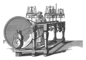 Woman at a Reel Mill photo