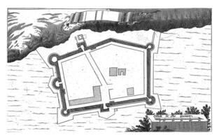 Map of the fortress Chielafa photo