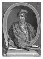 Portrait of Andrea Palladio, Bernard Picart, after Paolo Veronese, 1716 photo