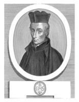 Portrait of the Jesuit Michelangelo Tamburini, Arnold van Westerhout, after Antonio Odazzi, 1731 photo