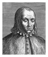 Portrait of Angelo da Castro, Philips Galle, 1587 - 1606 photo