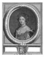 retrato de maria casimira ludovica, reina de Polonia, pieter Steven foto