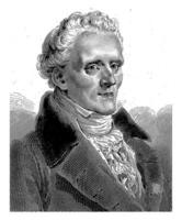 Portret van Jean-Francois Collin d'Harleville, Pierre Michel Adam, after Achille Deveria, 1810 - 1853 photo