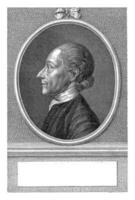 Portrait of Johann Kaspar Lavater, Jacob Houbraken, after G.F. Schmoll, 1776 - 1778 photo