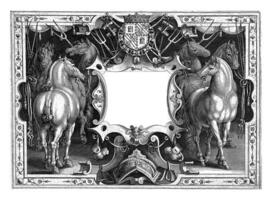 Title print of a series on the royal stables of Don Juan of Austria photo