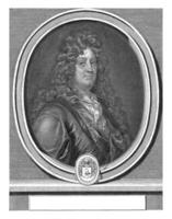 Portrait of Jean Racine, Gerard Edelinck, 1666 - 1707 photo