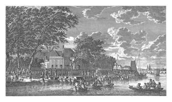 Exodus of 600 armed citizens of Amsterdam to Utrecht, July 17, 1787 photo