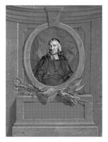 Portrait of Jacobus Benzelius, Johann Martin Preissler, after Johann Henrik Scheffel, 1751 photo