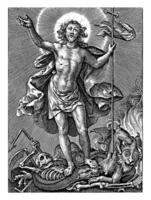 Triumphant Christ, Hieronymus Wierix, 1563 - before 1619 photo