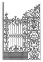 Choir gate, Carl Albert von Lespilliez, after Francois de Cuvillies Sr., 1745 photo