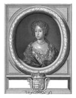 retrato de ludwika carolina radziwill, pieter camioneta pistola, 1688 - 1711 foto