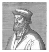 retrato de Juan wyclif, Hendrick hondius i, 1599 foto