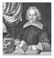 Portrait of writer Giovanni Domenico Sala, Giovanni Georgi, in or after 1644 photo