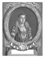 Portret van Camilla Martelli, Filippo Morghen, after Giuseppe Zocchi, 1740 - 1807 photo