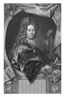 Portrait of Maurits van Reverhorst, Pieter Schenk I, 1670 - 1713 photo