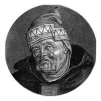 monje como Rey de el antiguo año, jacob gol, después cornelis Dusart, 1693 - 1700 foto
