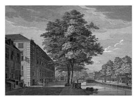 View of the Walen Orphanage in Amsterdam, Caspar Jacobsz. Philips, 1768 - 1783 photo