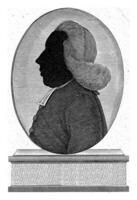 Silhouette portrait of Simon van Someren Brand, Antoni Zurcher, after P.H. Revelman, 1800 - 1802 photo