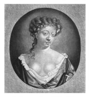 Portrait Eleanor Gwyn, Abraham de Blois, after Peter Lely Sir, 1679 - 1709 photo