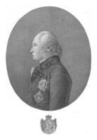 Portrait of Charles Henry of Nassau-Siegen, Franziska Schapfer, after Philippe Le Clerc, 1794 photo