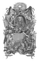 Portrait of Charles VII Albrecht in memory of his death in 1745, Jacob Andreas Fridrich der Jungere, 1745 - 1779 photo