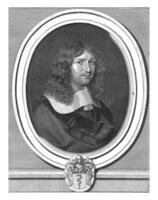 Portrait of Jean-Baptiste Colbert, Robert Nanteuil, after Philippe de Champaigne, 1660 photo