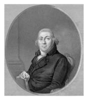 Portrait of Phoebus Hitzerus Themmen, Ludwig Gottlieb Portman, after Jacques Kuyper, 1794 - 1828 photo