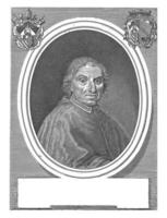 Portrait of Cardinal Prospero Marefoschi, Girolamo Rossi II, after Pietro Nelli, 1732 - 1762 photo