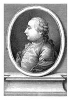 Portrait of philosopher and politician Cesare Beccaria, Carlo Faucci, after Anton. Pereguj, 1739 - 1784 photo