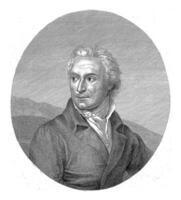 Portrait of Martin von Molitor, Adam von Bartsch, after Joseph Abel, 1812 photo