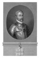 Portrait of Philips van Montmorency, Count of Horne, Johann Wilhelm Kaiser I, 1840 - 1884 photo