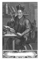 Portrait of the Jesuit Leonard Lessius, Cornelis Galle photo