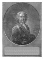 retrato de hermanus boerhaave, ene Delaware grosero, 1722 - 1776 foto