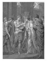 Germanicus in discussion with a group of men, Tommaso Piroli photo