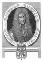 Portrait of Ferdinando Carlo Gonzaga, Count of Mantua and Montferrat, Jean Charles Allet, after Antonio Lesma, 1693 photo