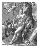 Allegory of faith, Antonie Wierix II, after Jacob de Backer, 1565 - before 1604 photo