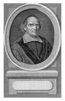 Portrait of the Theologian Gisbertus Voetius, Daniel Veelwaard I, after Nicolaes Maes, 1776 - 1851 photo