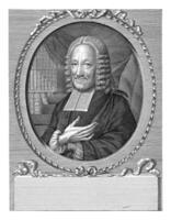 retrato de el middelburg profesor jacob willemsen foto