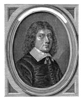 retrato de henrico Schotanus un esteringa, crispijn camioneta Delaware pasado de moda yo, 1604 - 1670 foto