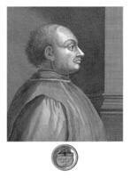 retrato de guido tarlati, francesco alegrini, después santi cardini, 1764 foto