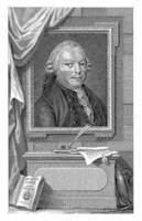 Portrait of Engelbert Francois van Berckel, Reinier Vinkeles I, after Schmit, 1787 photo