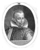 Portrait of Elbert van Boetbergen, Crispijn van de Passe I, 1574 - 1637 photo