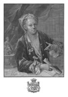 retrato de Daniel Delaware supervilla, cristiano Friedrich fritzsch, 1744 foto