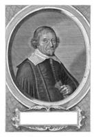 Portrait of Samuel Delescherpierre, Crispijn van den Queborn, 1660 photo