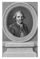 Portrait of Jean-Francois de La Perouse, Reinier Vinkeles I, 1785 - 1816 photo