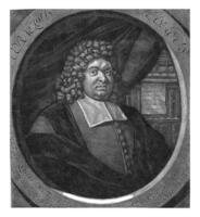 Portrait of Cornelius Hasaeus, Pieter van den Berge, 1692 photo