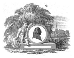 poner a con un silueta retrato de Jacques camioneta lavabo, Daniel veelwaard i, después jacob risitas, 1814 foto