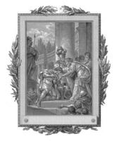 Philokles is kindly received by Idomeneus, Jean-Baptiste Tilliard, after Charles Monnet, 1785 photo