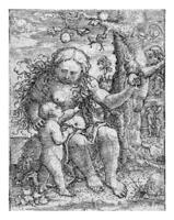 Eva and Cain, Dirck Vellert, 1522 photo