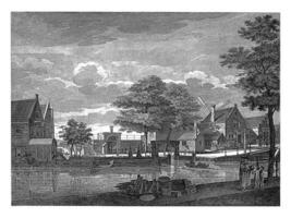 ver de el renovado raampoort en Ámsterdam, caspar jacobsz. philips, después jacob eduardo Delaware ingenioso, 1776 foto